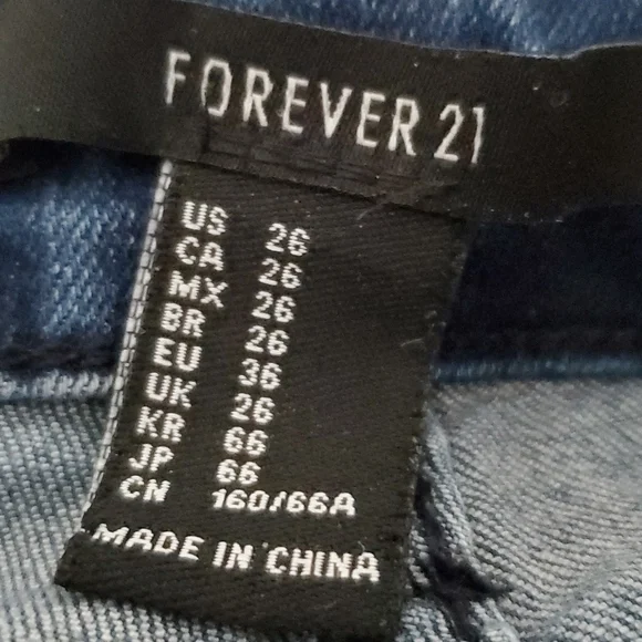 Forever 21 blue jeans - Picture 4 of 4